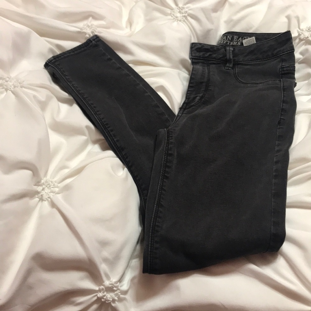 High Waisted Black Jeans